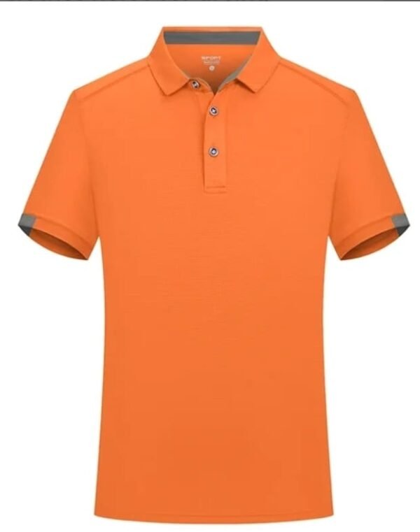 Custom Polo Orange T- Shirt