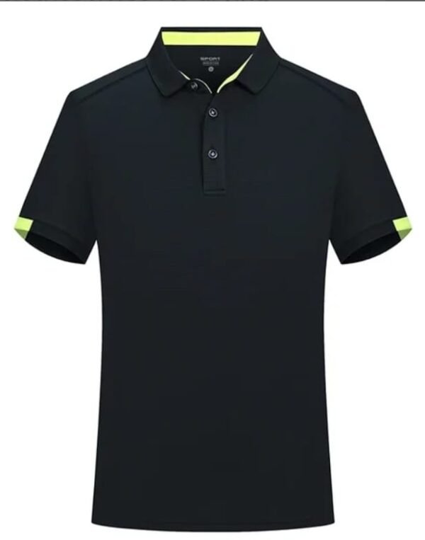 Custom Polo Black T- Shirt