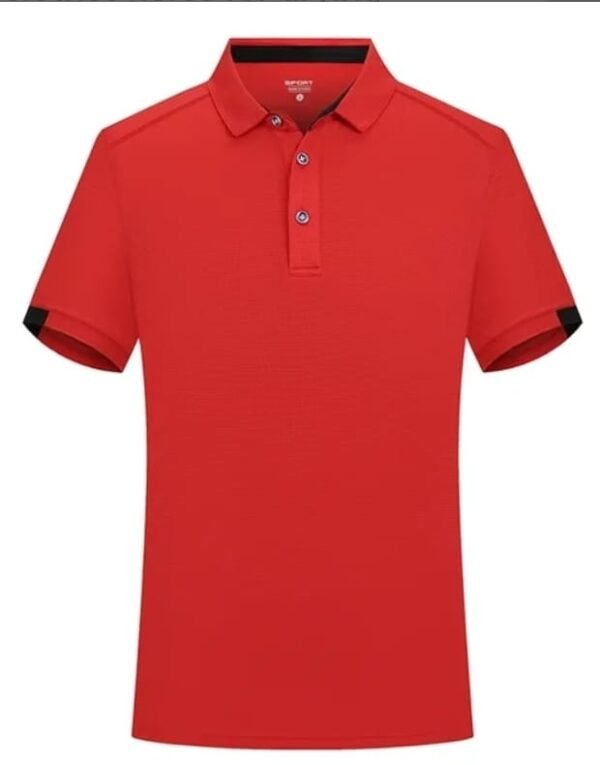 Custom Polo Red T- Shirt