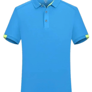 Custom Polo Sky Blue T- Shirt