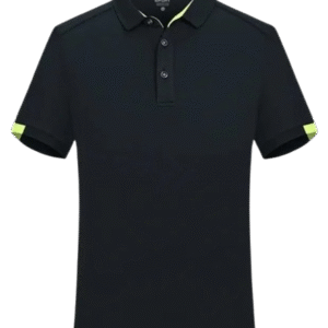 Custom Polo Dark Black T- Shirt