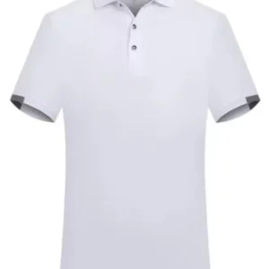 Custom Polo White T- Shirt